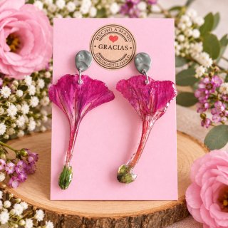 Pendientes Artesanales damas de noche