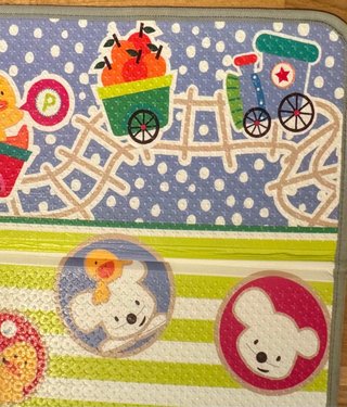 Alfombra de juegos infantil plegable