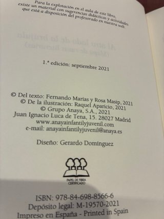 Al otro lado de la brújula mapa de rutas litera...