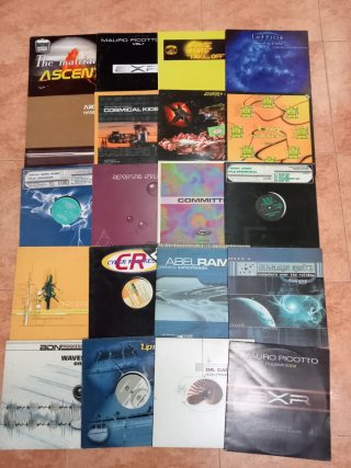 Lote 40 Vinili Techno Progressivo