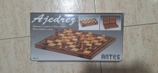 Ajedrez de madera Palo de Rosa Artes