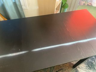 Mesa extensible Ikea negra