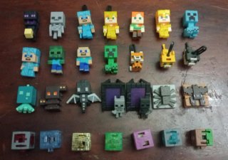 Colección Figuras Kinder Minecraft
