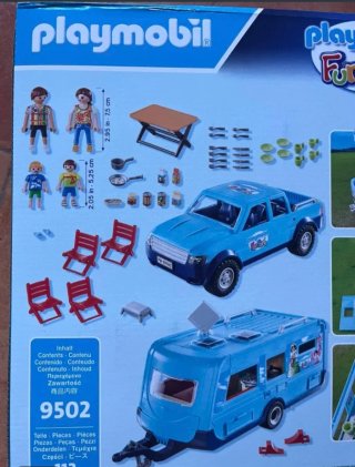 Playmobil 9502 Fun Park Caravana y Coche