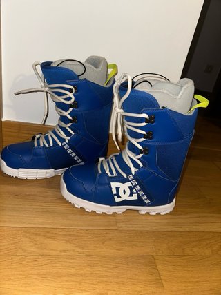 Botas Snowboard DC Shoes Azules y Blancas