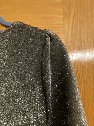 Vestido de fiesta plateado