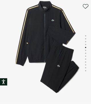 Chándal Lacoste Negro
