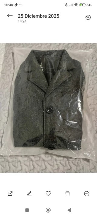 Abrigo de hombre gris