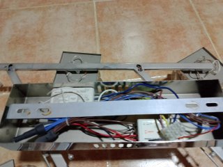 Lámpara de techo metálica