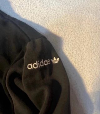 Sudadera Adidas Negra Media Cremallera