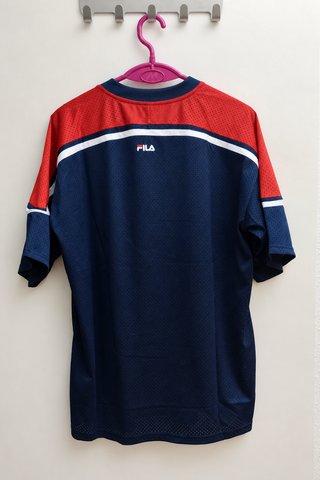 Jersey Fila Oversized Azul y Rojo