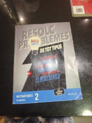 Libro Matemáticas 2 ESO Resolc Problemes