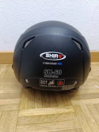 Casco Shiro Negro Mate