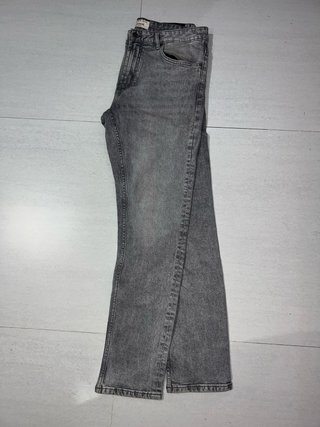 Pantalón Vaquero Pull&Bear Gris Talla M