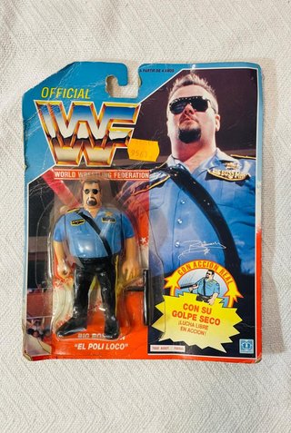 Muñeco WWF Hasbro- Big Boss Man (El Poli Loco)