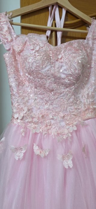 Vestido de Quinceañera Rosa