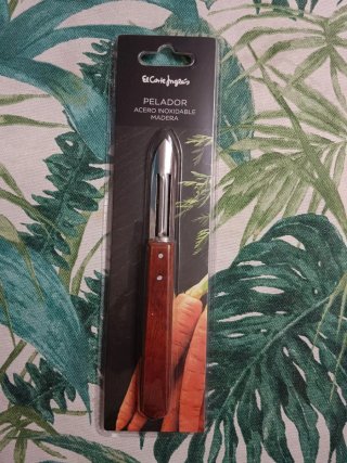 Pelador El Corte Inglés Acero Inoxidable Madera