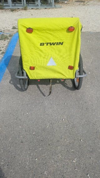Carro Btwin para bicicleta