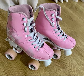 Patines de 4 Ruedas Rosa Talla 31-34