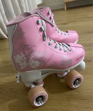 Patines de 4 Ruedas Rosa Talla 31-34