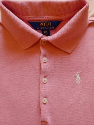Abito Polo Ralph Lauren, Rosa, originale, 7 anni.