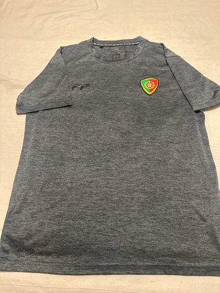 Camiseta de Fútbol Portugal FP Gris