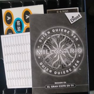 Juego de mesa" Quién quiere ser millonario" Diset.