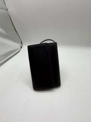 Portachiavi Louis Vuitton 6 Ganci Pelle Epi Nero