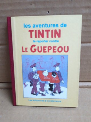 TINTIN CONTRE LE GUEPEOU. PASTICHE. JABEN