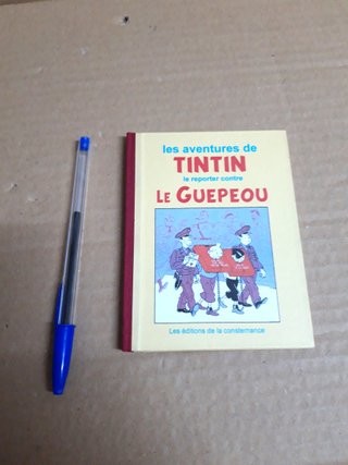 TINTIN CONTRE LE GUEPEOU. PASTICHE. JABEN