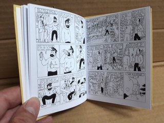 TINTIN CONTRE LE GUEPEOU. PASTICHE. JABEN