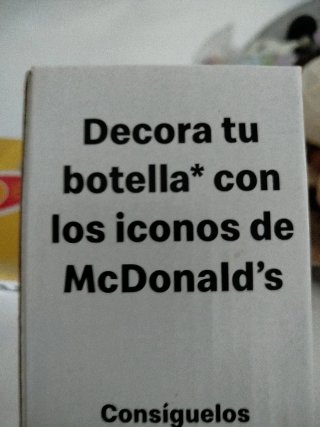Botellas McDonald's Nuevas (Amarillo/Verde)