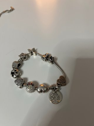 Pulsera Pandora Plata Ley
