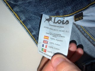 Pantalón Lois Talla 32/ES40 Azul vaquero #322