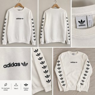 Sudadera Adidas Originals Blanca Talla S