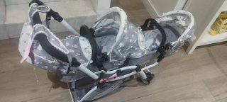 Carrito Gemelar de Juguete