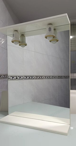 Espejo Baño con Luz y Repisa