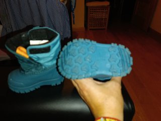 Botas nieve bebé T. 18-19 (un uso)