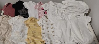 Lote body's verano talla 50/56 (0-2 meses)