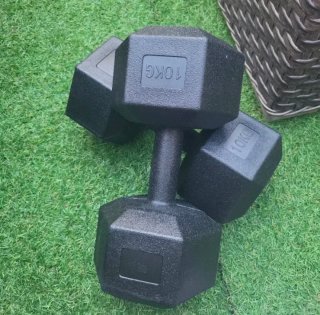 Mancuernas 10 kg (2 unidades)