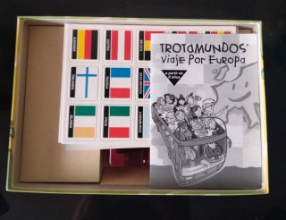 Juego de mesa Trotamundos Viaje por Europa