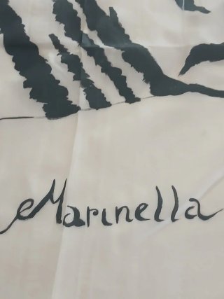 Foulard Marinella in pura seta vintage