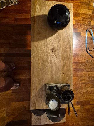 Mesa de centro/TV madera estantería