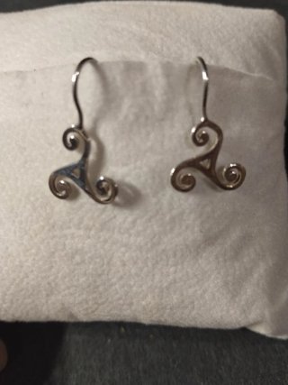 Pendientes Trisquel de Plata