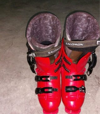 Botas de esquí Salomon rojas