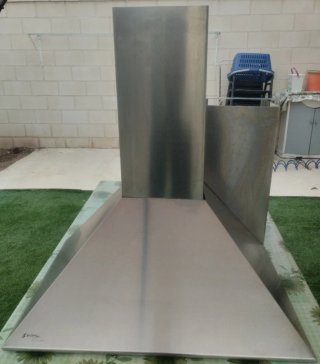 Campana Extractora Decorativa Edesa ACERO Inox 3V