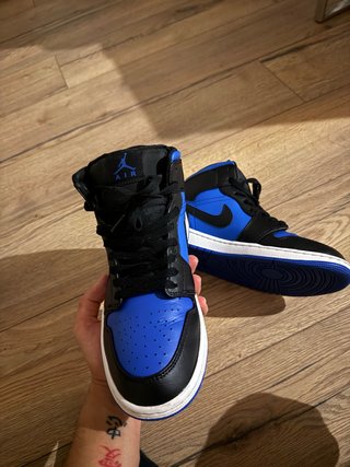 Zapatillas Nike Jordan Retro 1 Azul y Negro