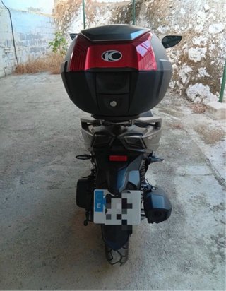 Moto Scooter Gris