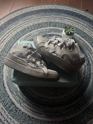 Scarpe Lanvin Curb Bianche