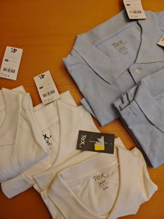 Lote 5 polos Tex XXL nuevos con etiqueta